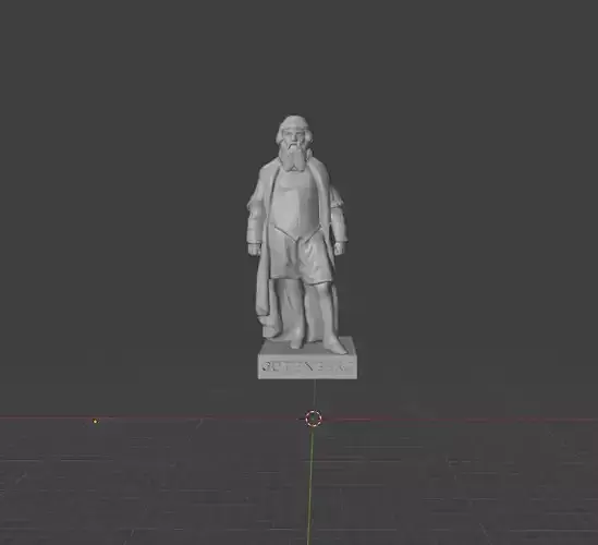 Johannes Gutenberg  3D print model