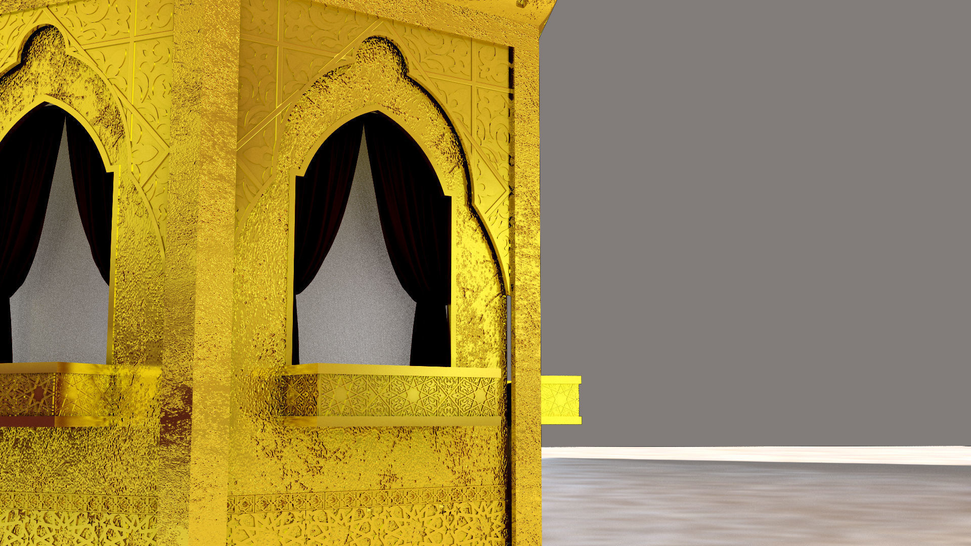 arabic lamp 2 3D model_4
