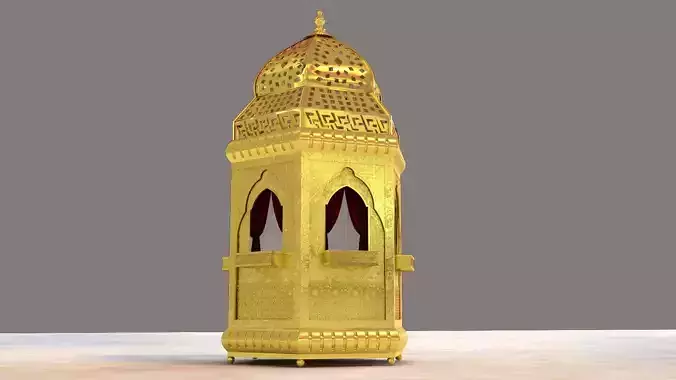 arabic lamp 2 3D model