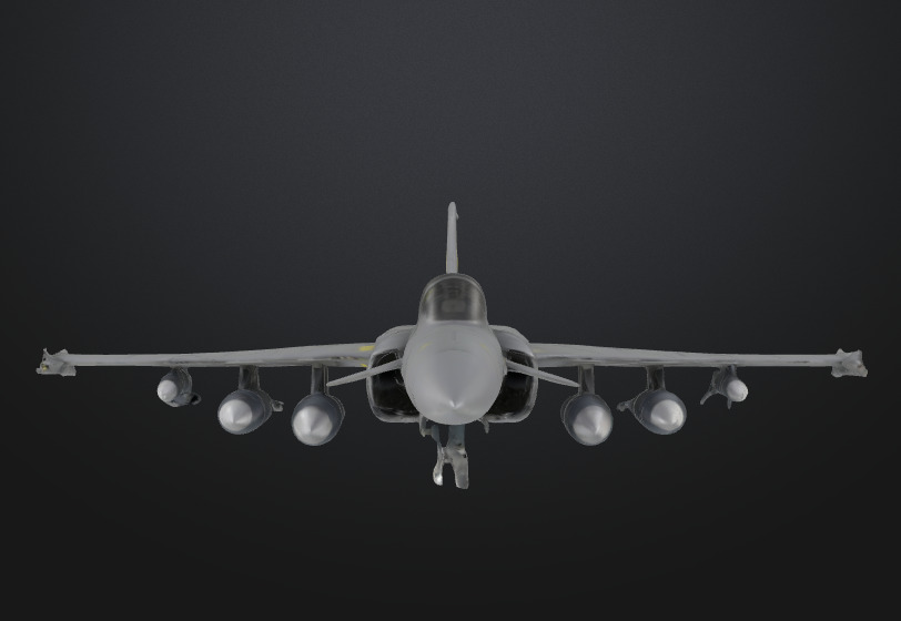 Fighter jet 3d model - Saab 39 gripen 3D print model_5