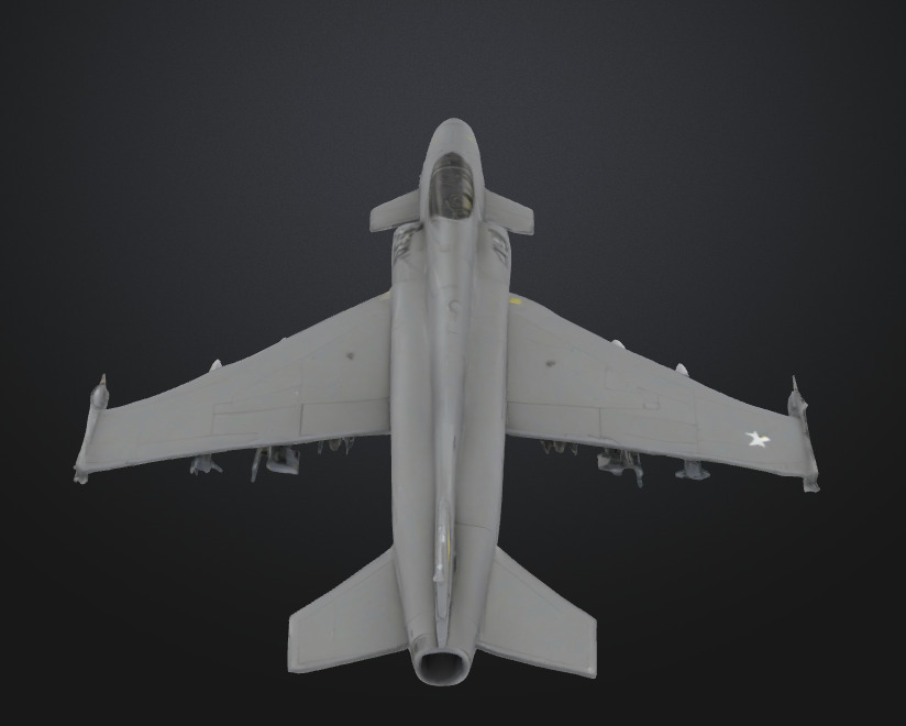 Fighter jet 3d model - Saab 39 gripen 3D print model_6