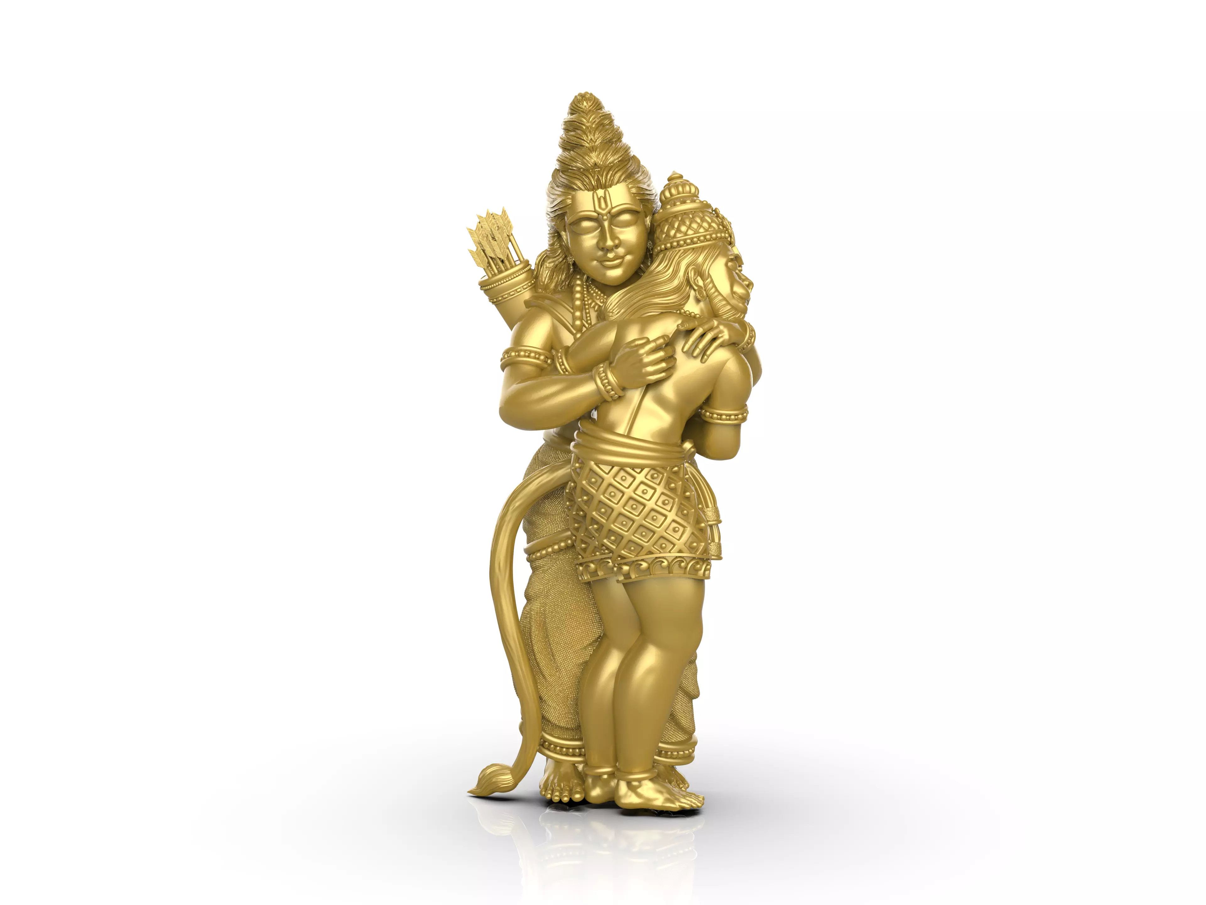 Rama and Hanuman file 3D print model