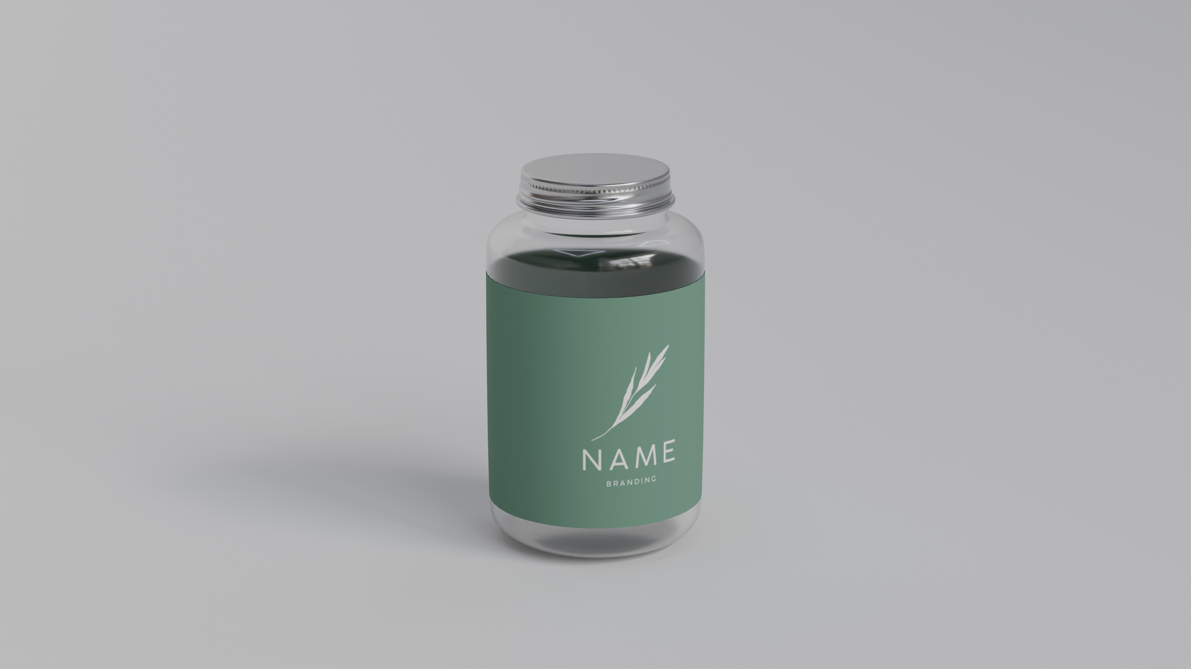 Box and Bottle  3D model_1