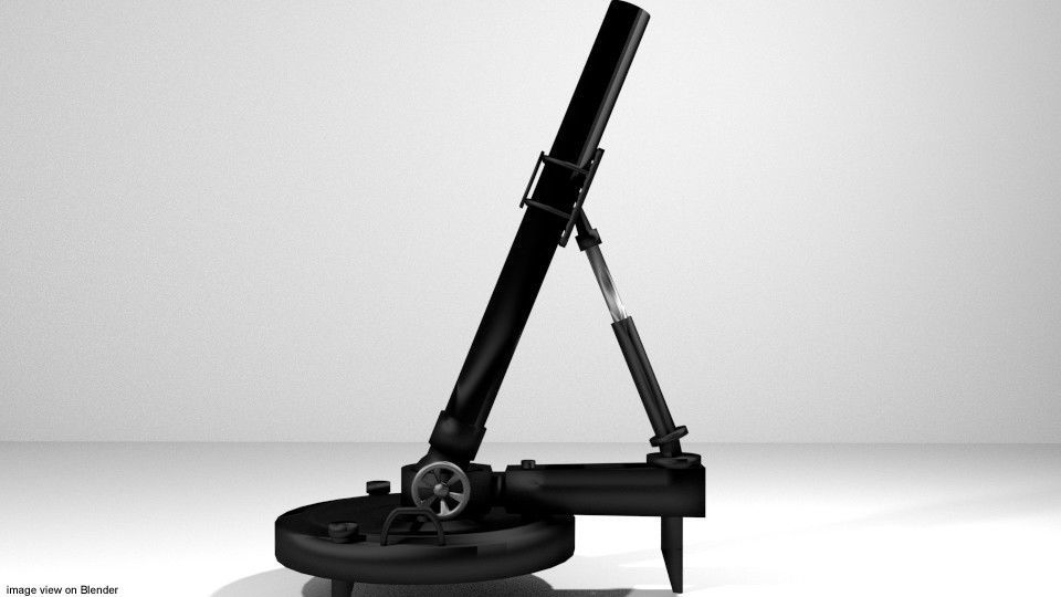 Mortar - Type Rotate 3D model_1