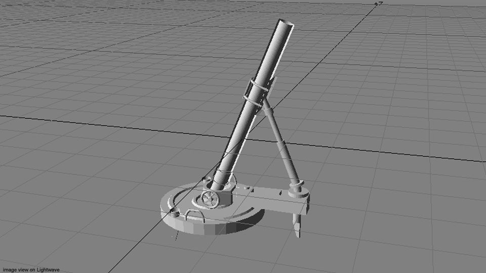 Mortar - Type Rotate 3D model_4