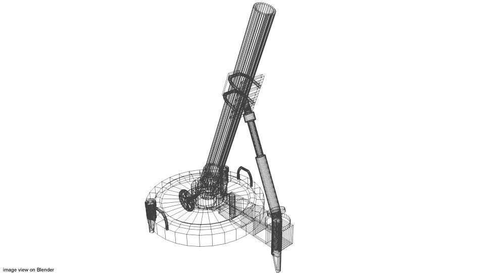 Mortar - Type Rotate 3D model_3