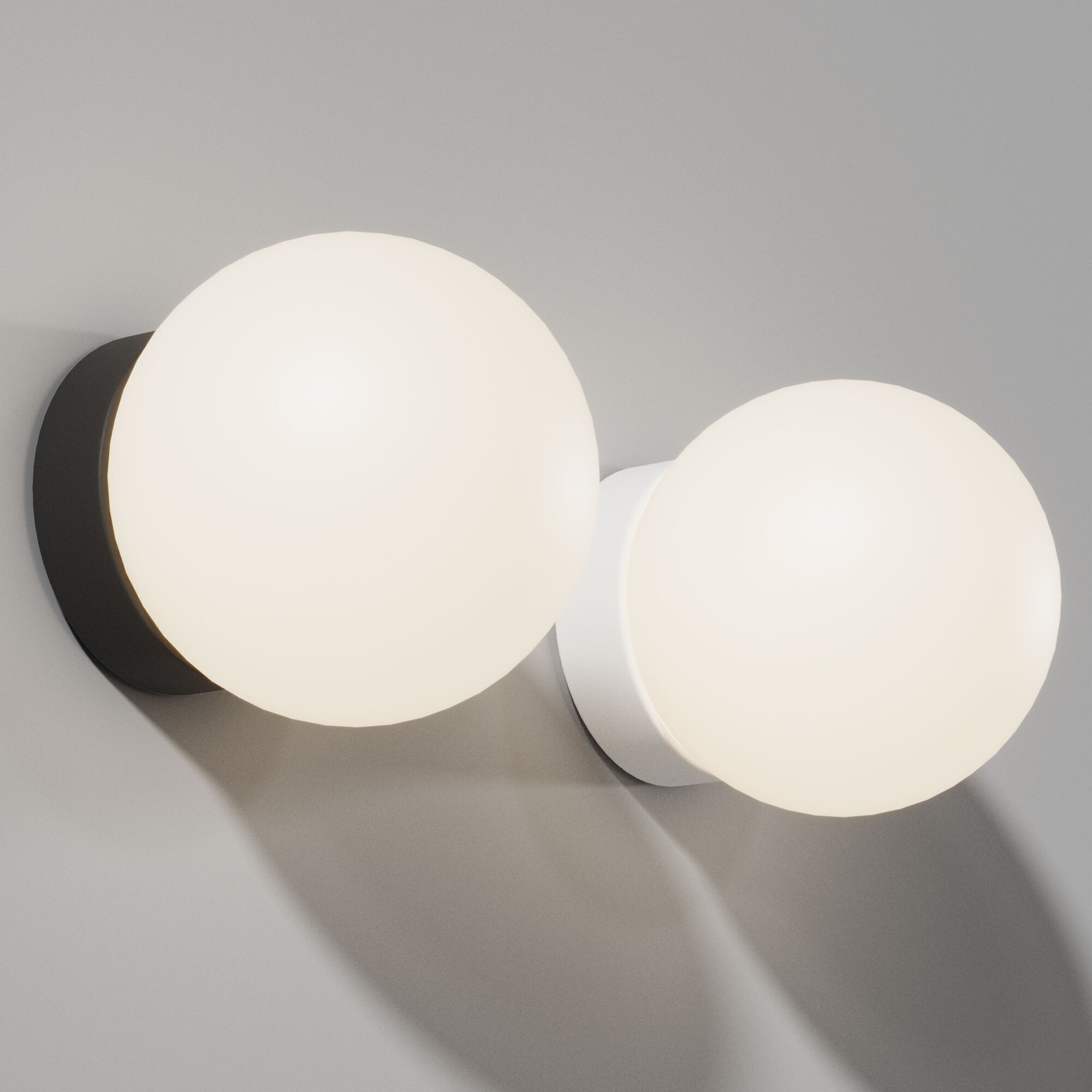 Wall lamp Faro Barcelona Ping 3D model_9