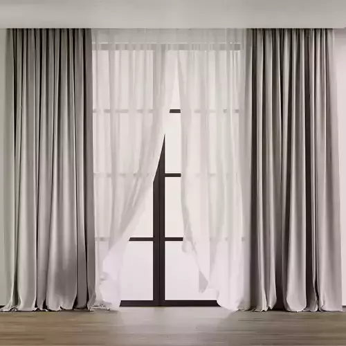 curtain 05 3D model