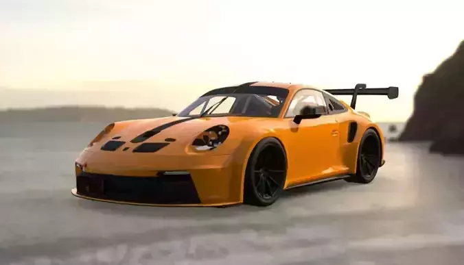 2022 Porche 911 GT3 RSR 3D model
