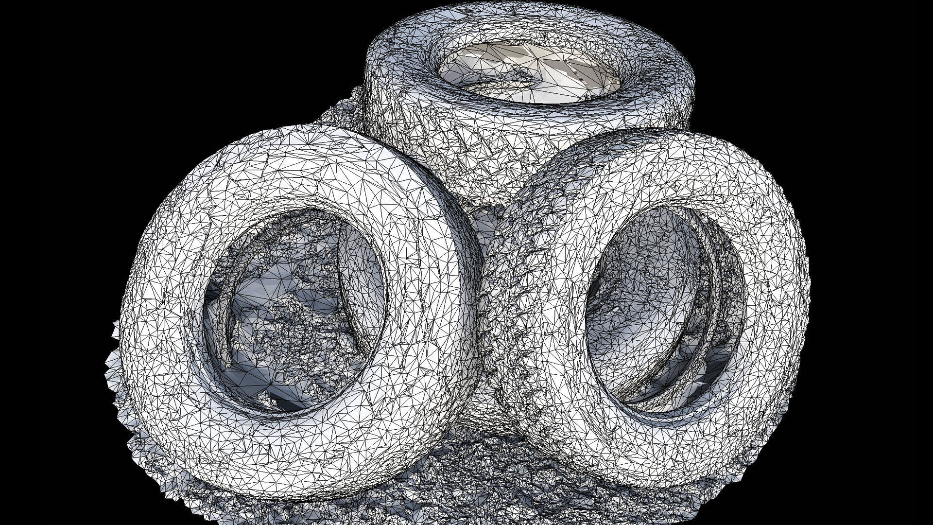 tires truck junkyard trash PBR photogrammetry 3D model_7