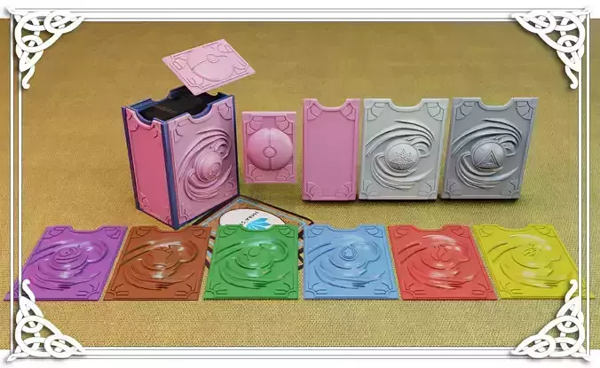 Catcher ball card holder