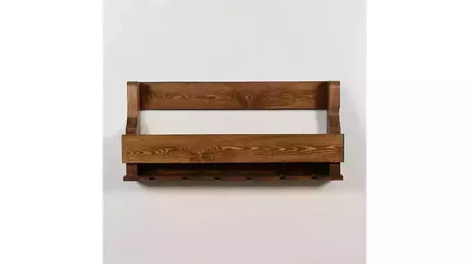 Wall Wine Rack Glass Holder