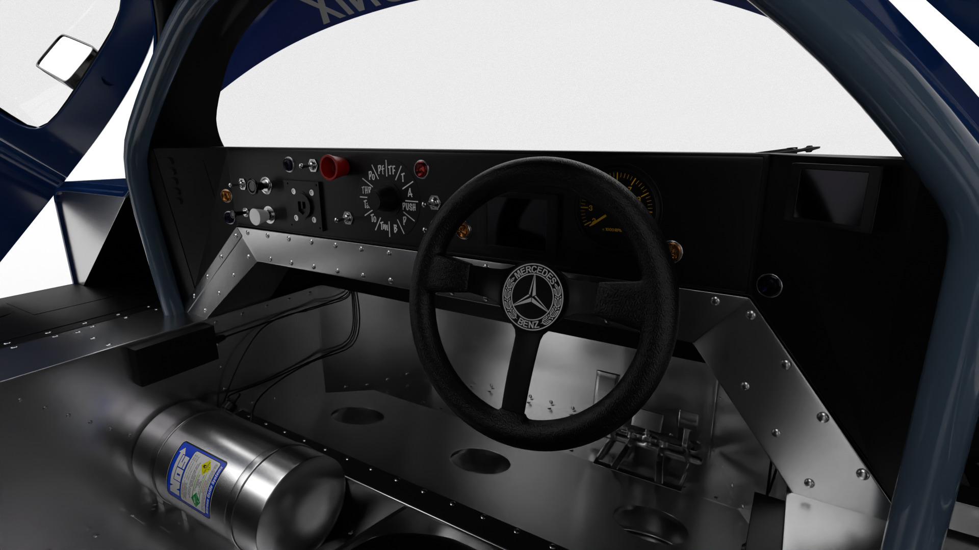 Mercedes Benz C9 1987 Sauber Michelin Racing HQ 3d model 3D model_19