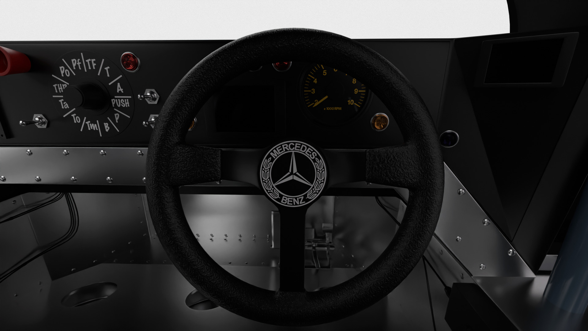 Mercedes Benz C9 1987 Sauber Michelin Racing HQ 3d model 3D model_24
