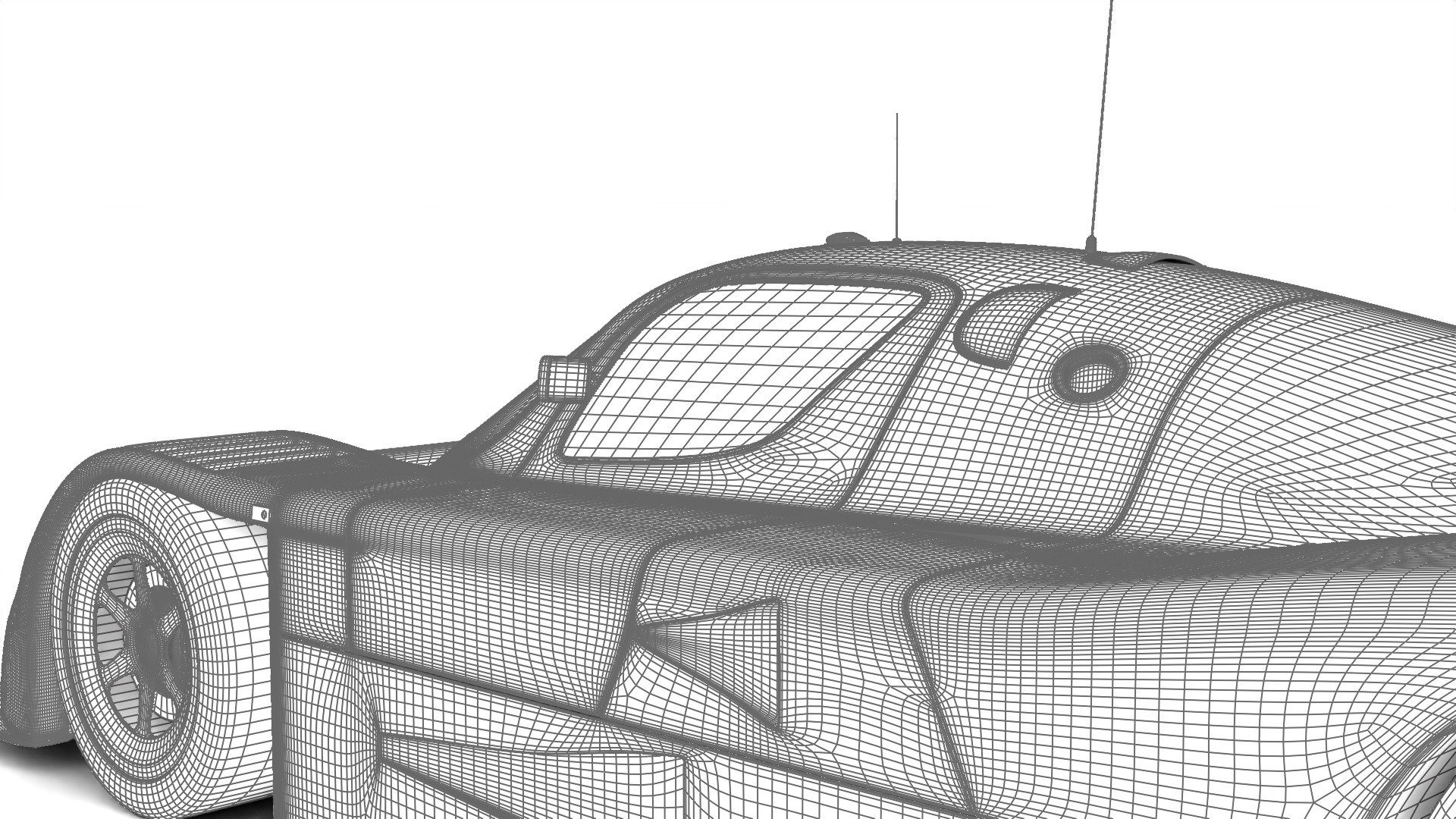 Mercedes Benz C9 1987 Sauber Michelin Racing HQ 3d model 3D model_40