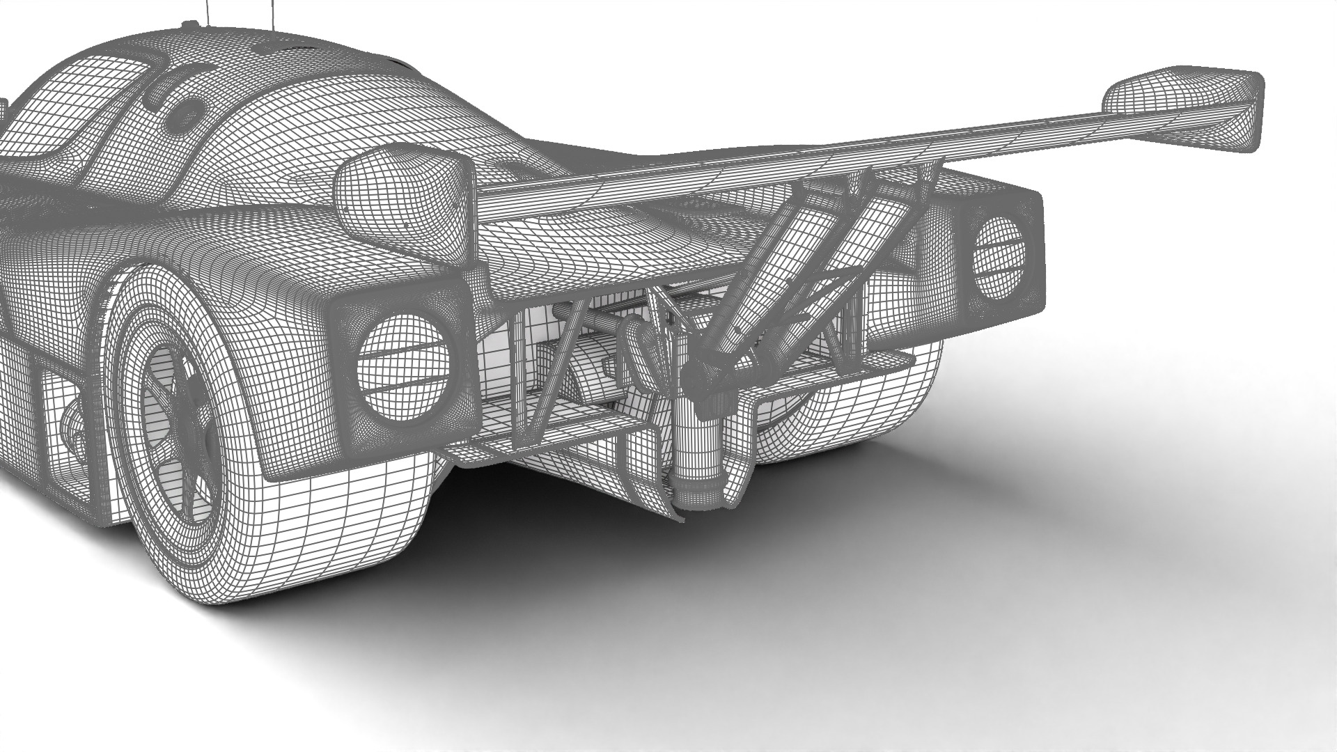 Mercedes Benz C9 1987 Sauber Michelin Racing HQ 3d model 3D model_28