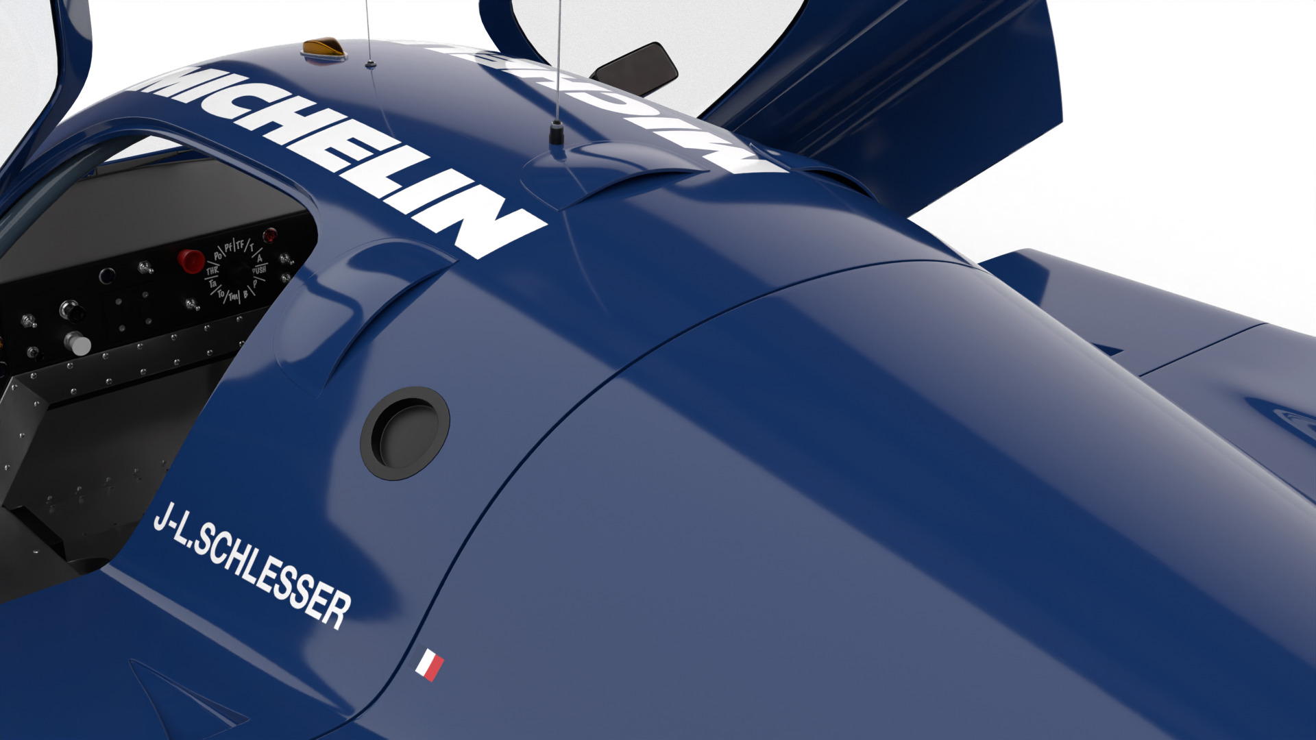 Mercedes Benz C9 1987 Sauber Michelin Racing HQ 3d model 3D model_18