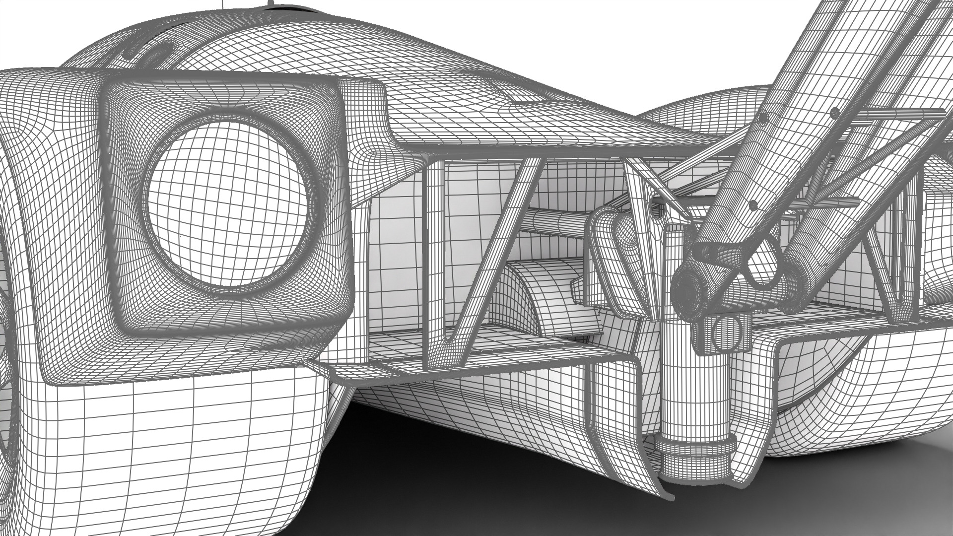 Mercedes Benz C9 1987 Sauber Michelin Racing HQ 3d model 3D model_39