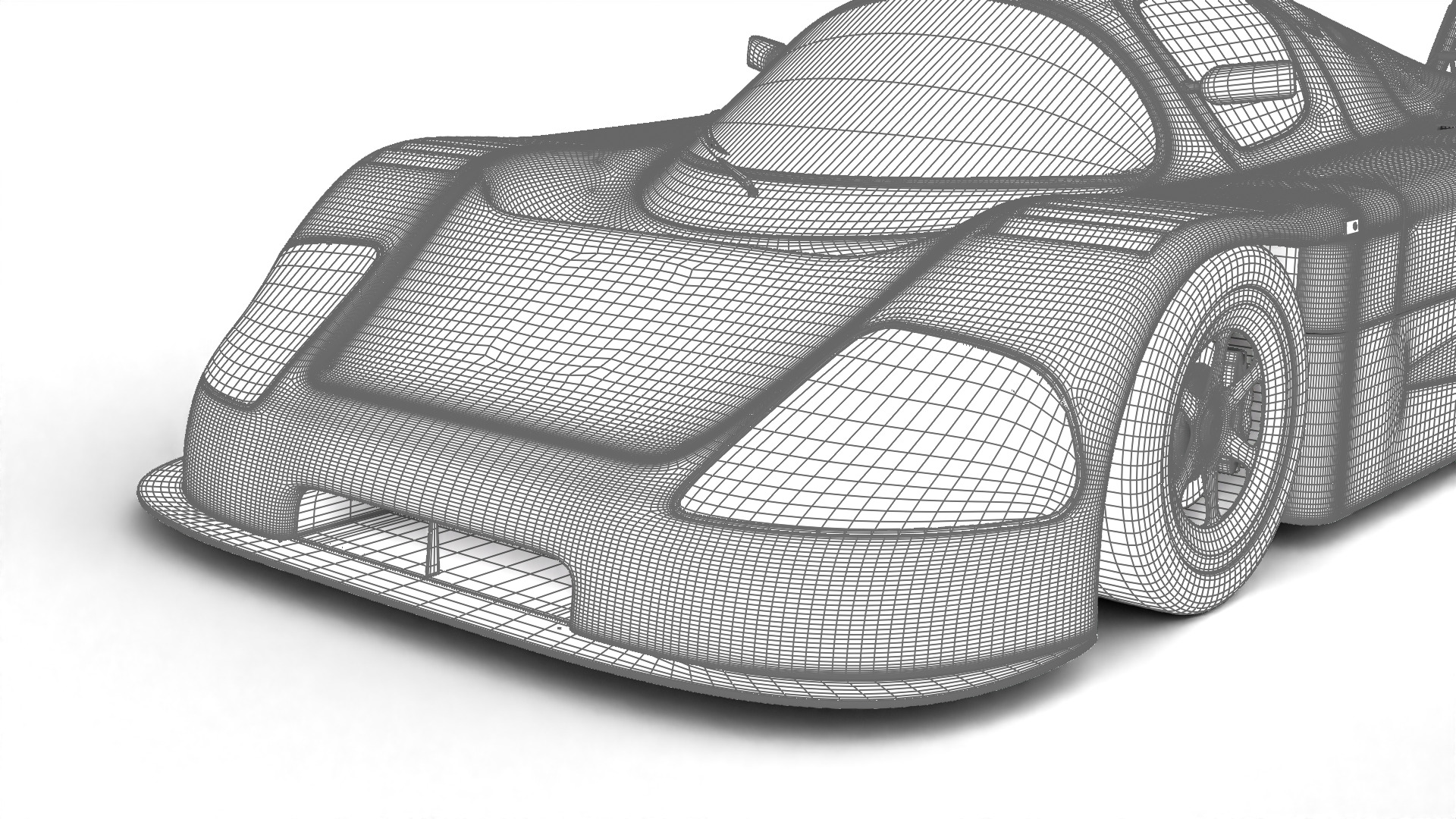 Mercedes Benz C9 1987 Sauber Michelin Racing HQ 3d model 3D model_27