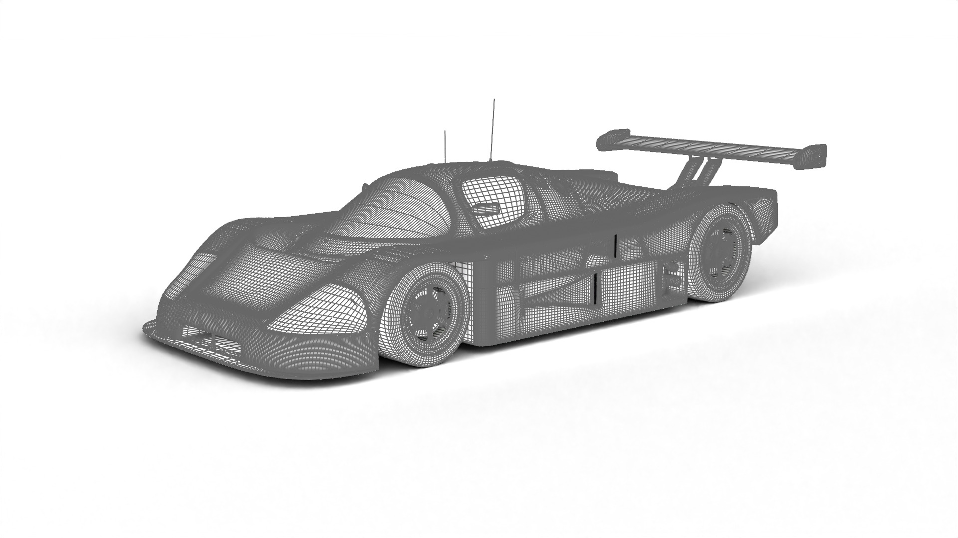 Mercedes Benz C9 1987 Sauber Michelin Racing HQ 3d model 3D model_25