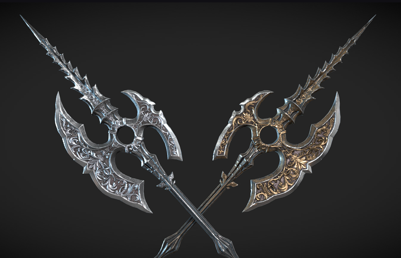 MedivalAxe 3D model_1
