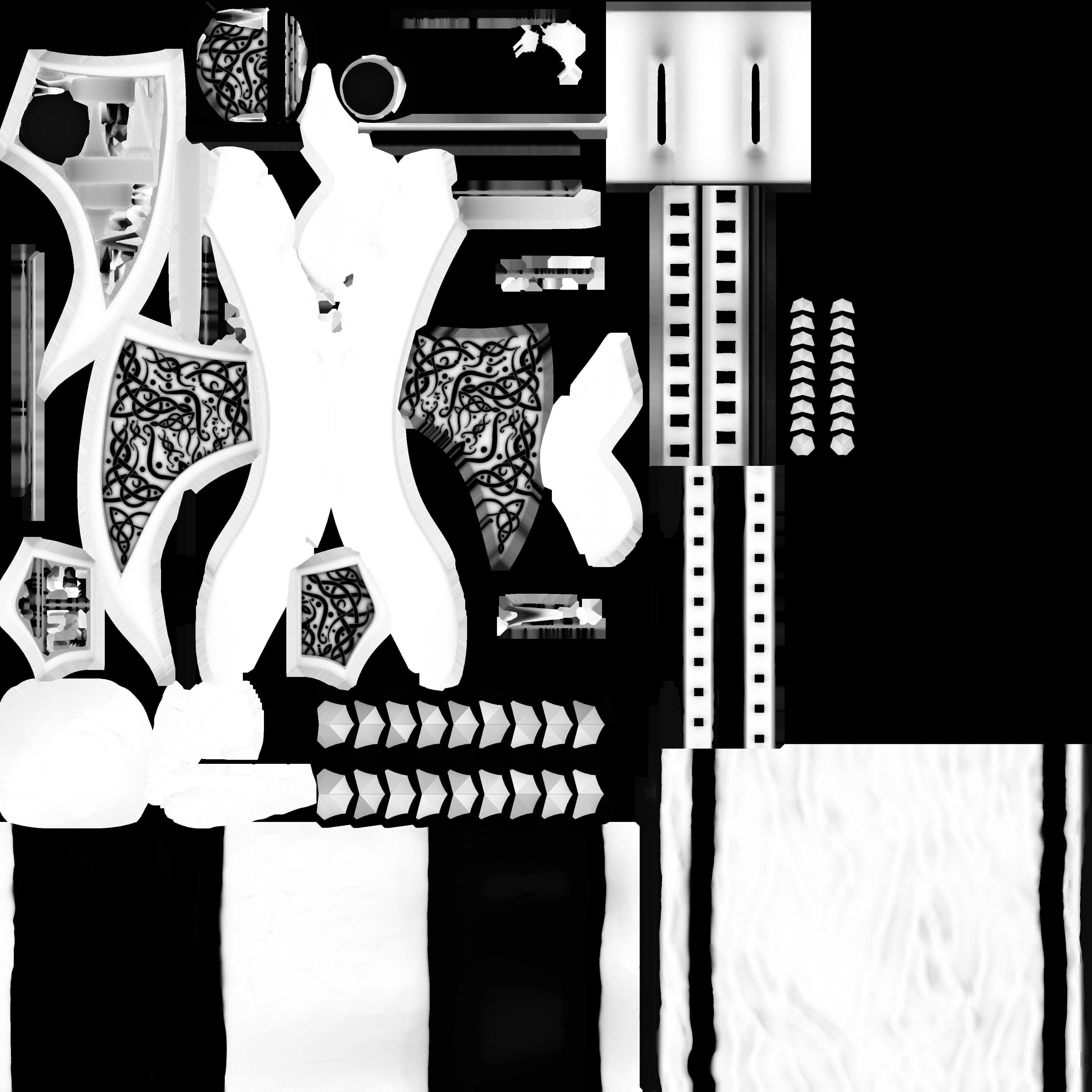 MedivalAxe 3D model_2