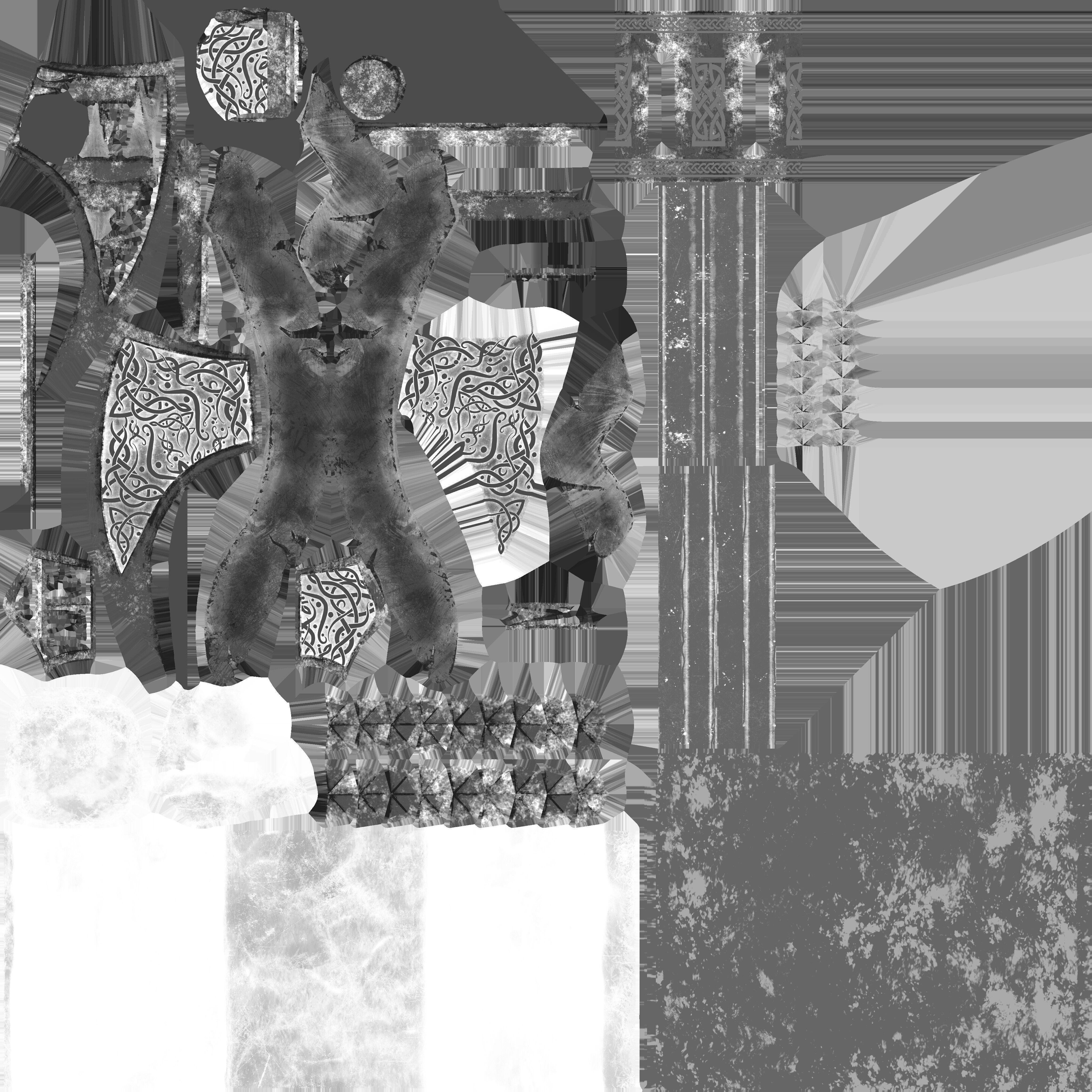 MedivalAxe 3D model_6