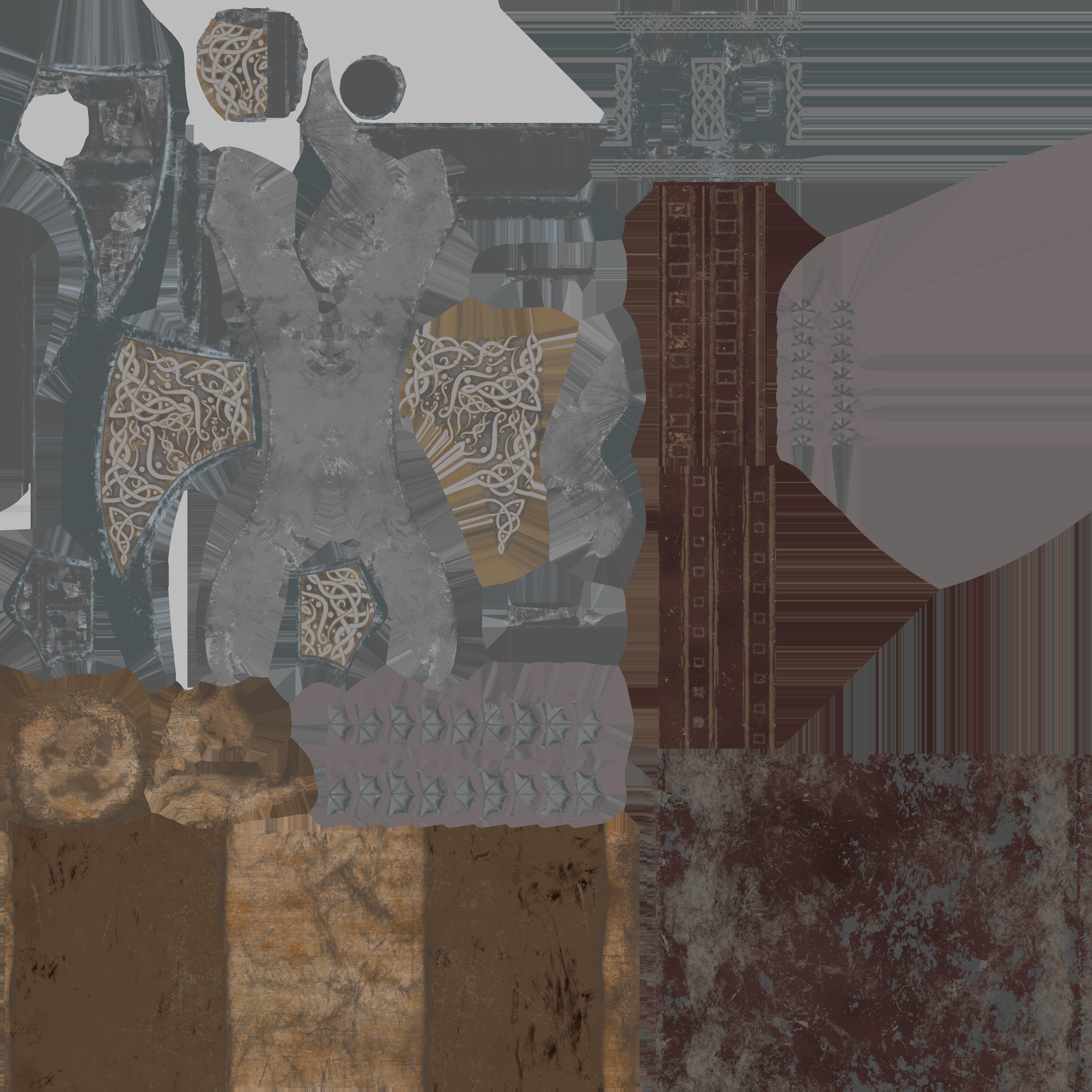 MedivalAxe 3D model_3