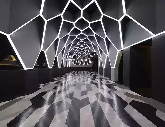 Hexagonal Cells Parametric Ceiling Design Grasshopper Rhino  3D model
