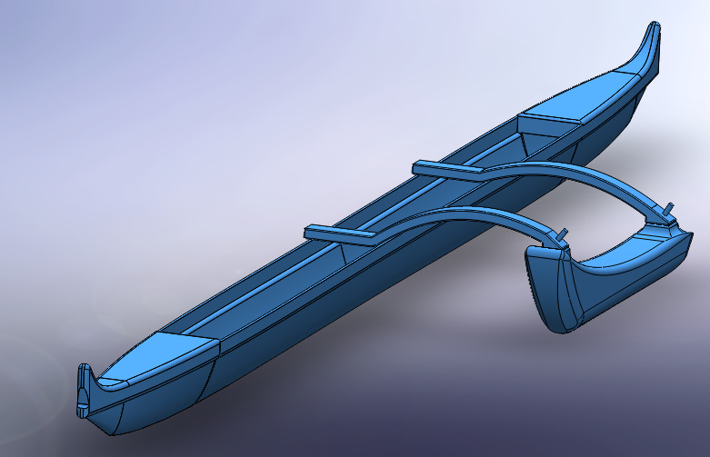 Outrigger 0c6 3D model_2