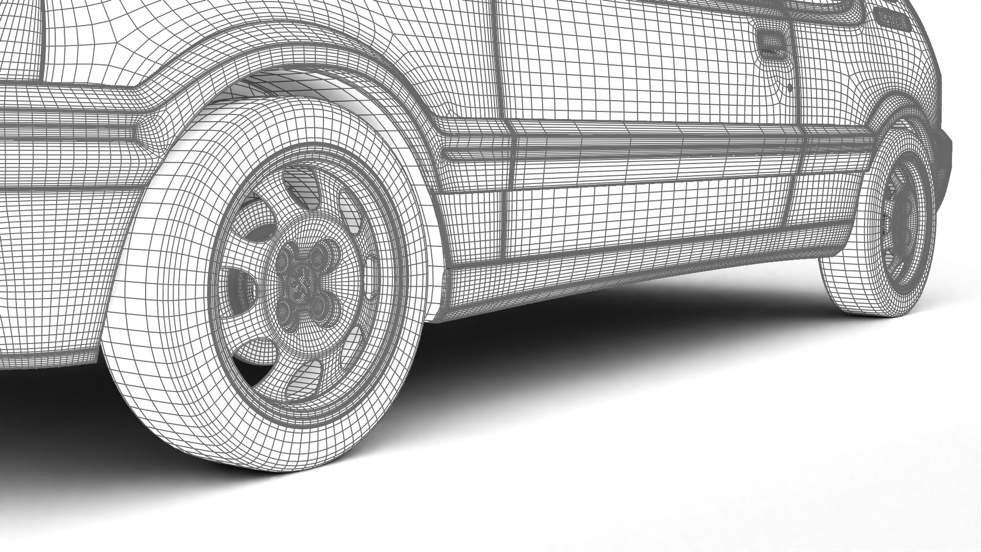 Peugeot 205 GTI 1 6 1992 3d model 3D model_30