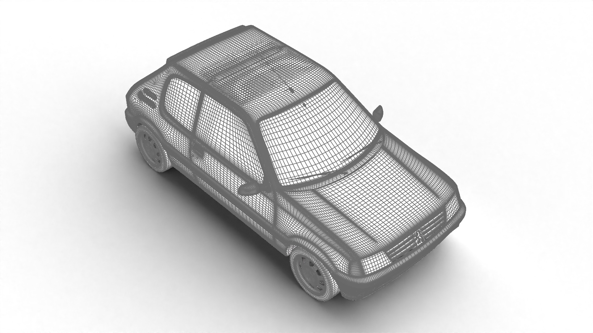 Peugeot 205 GTI 1 6 1992 3d model 3D model_40