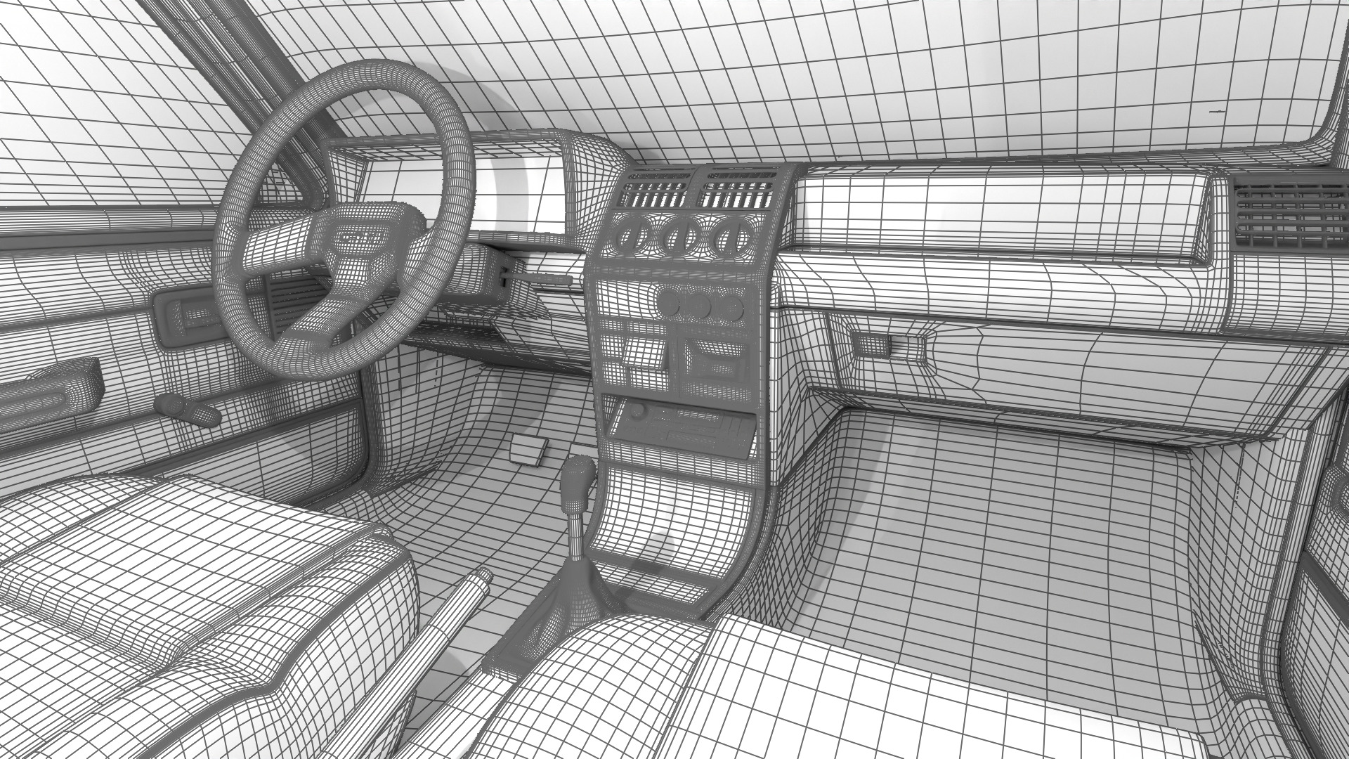 Peugeot 205 GTI 1 6 1992 3d model 3D model_44