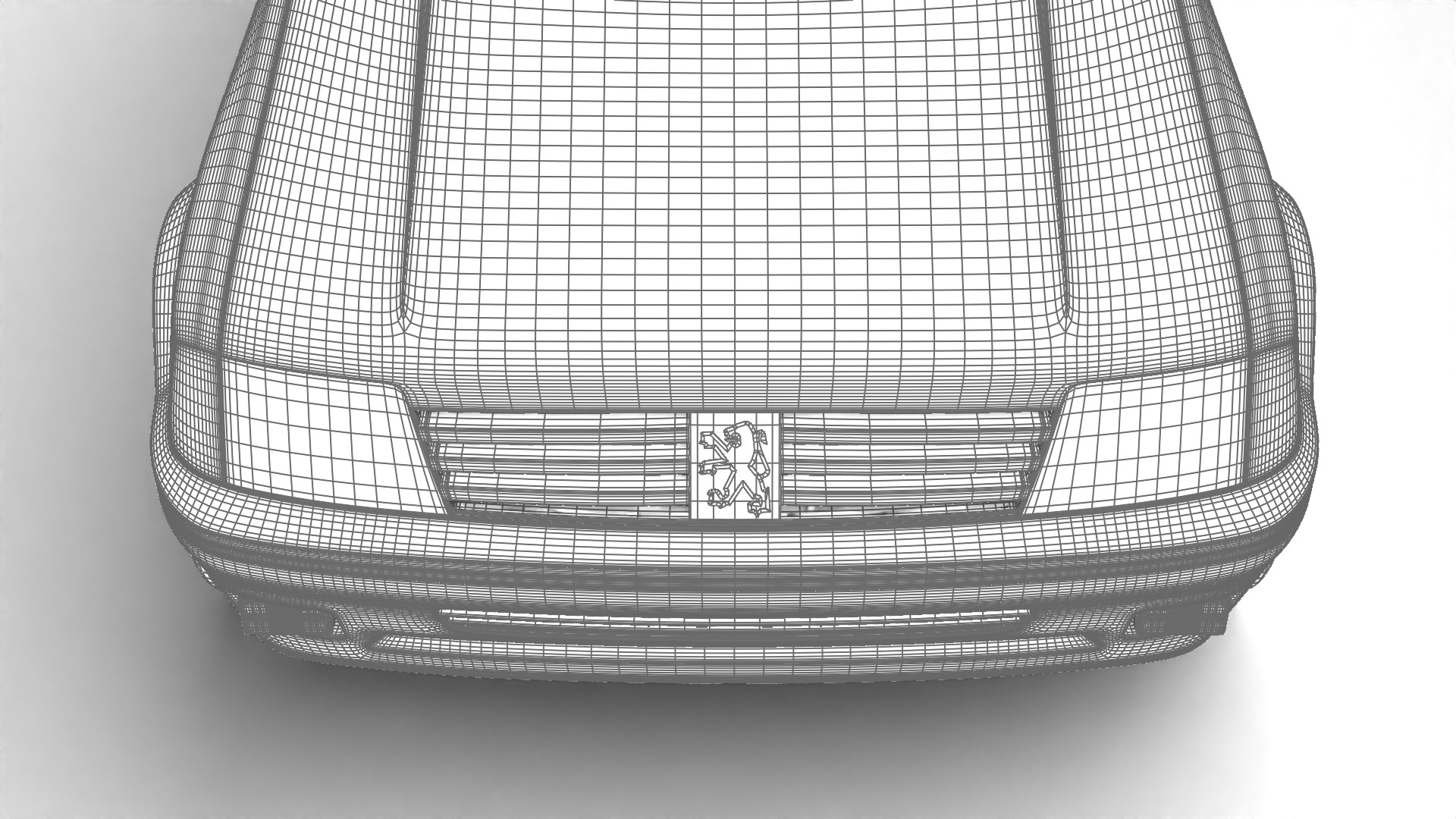 Peugeot 205 GTI 1 6 1992 3d model 3D model_39