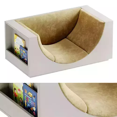 children s entertainment sofa  3D model