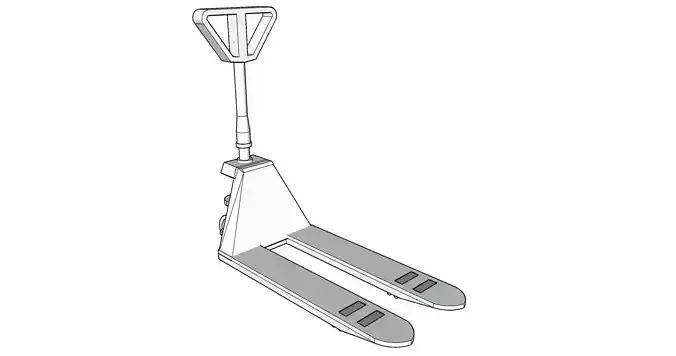 Hand Pallet Truck 3D print model