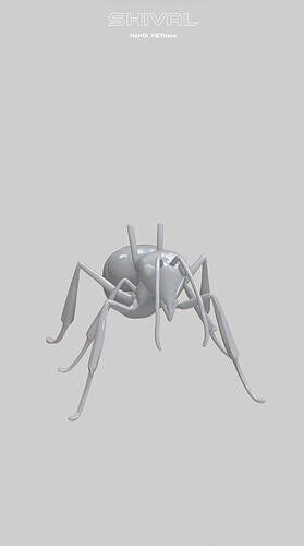Ant 3D Free Free 3D print model