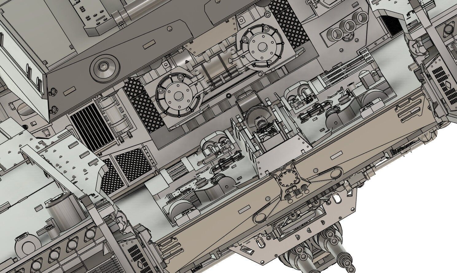 MILLENNIUM FALCON 5 FOOT  REPLICA KIT SET   3D print model_12