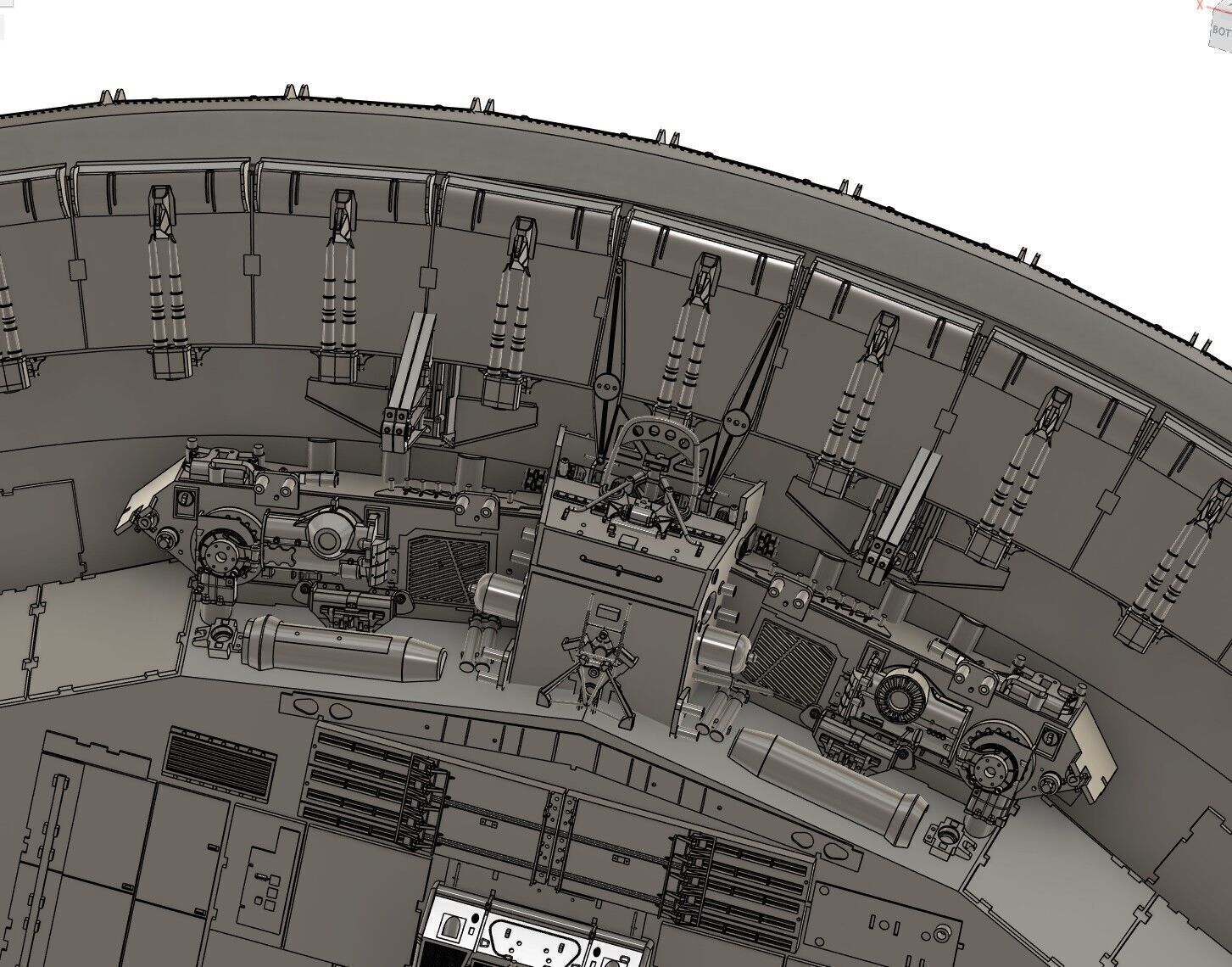 MILLENNIUM FALCON 5 FOOT  REPLICA KIT SET   3D print model_6