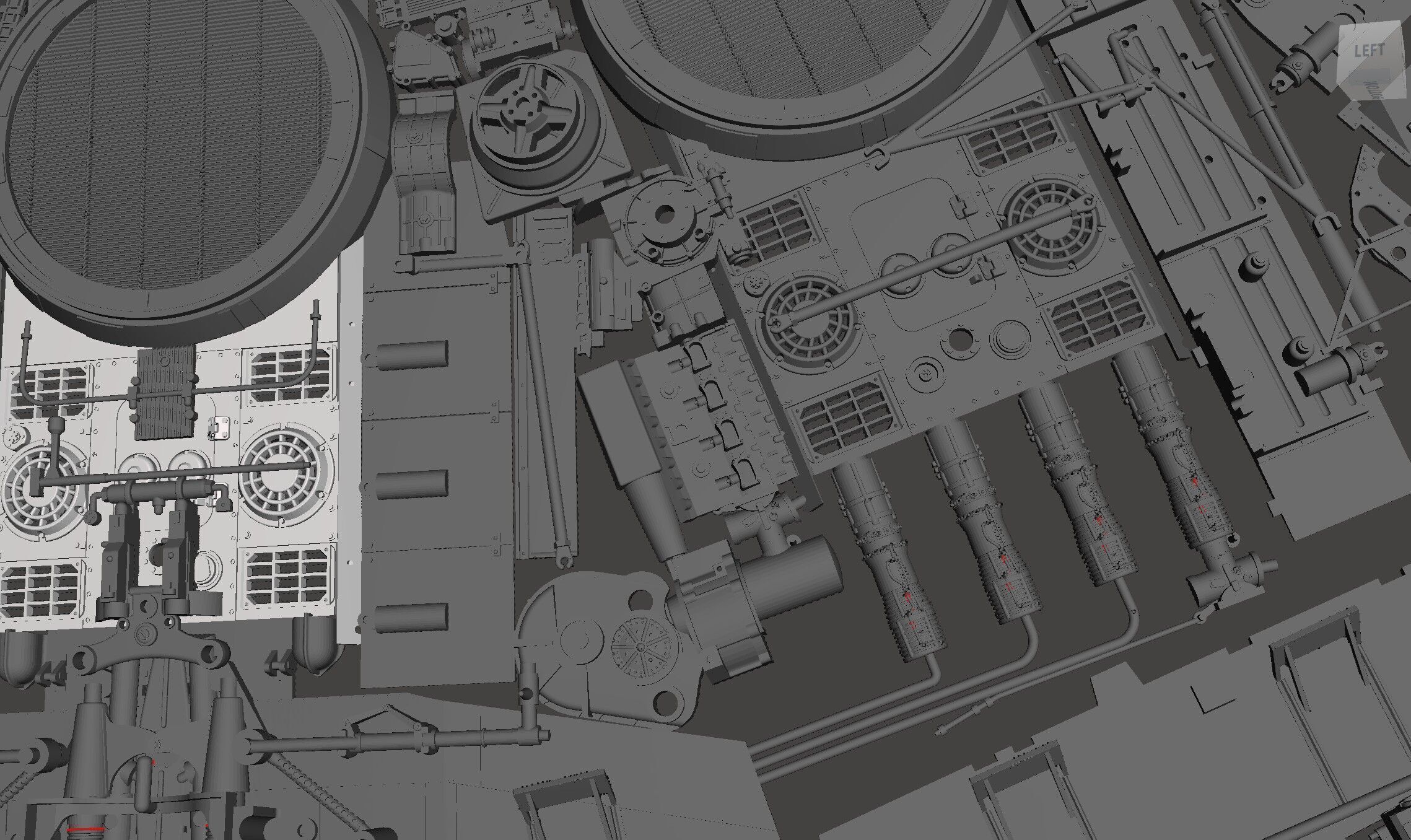 MILLENNIUM FALCON 5 FOOT  REPLICA KIT SET   3D print model_9