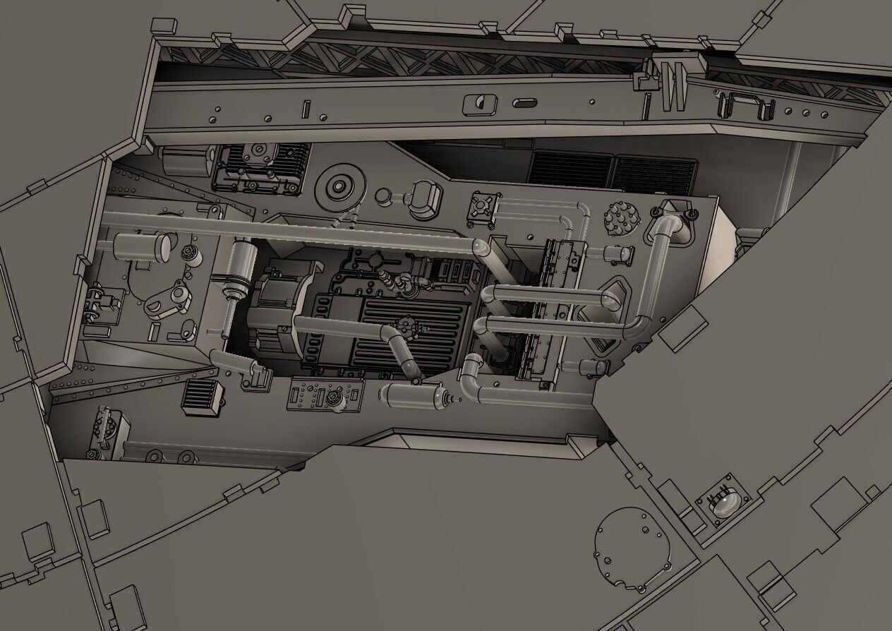 MILLENNIUM FALCON 5 FOOT  REPLICA KIT SET   3D print model_10