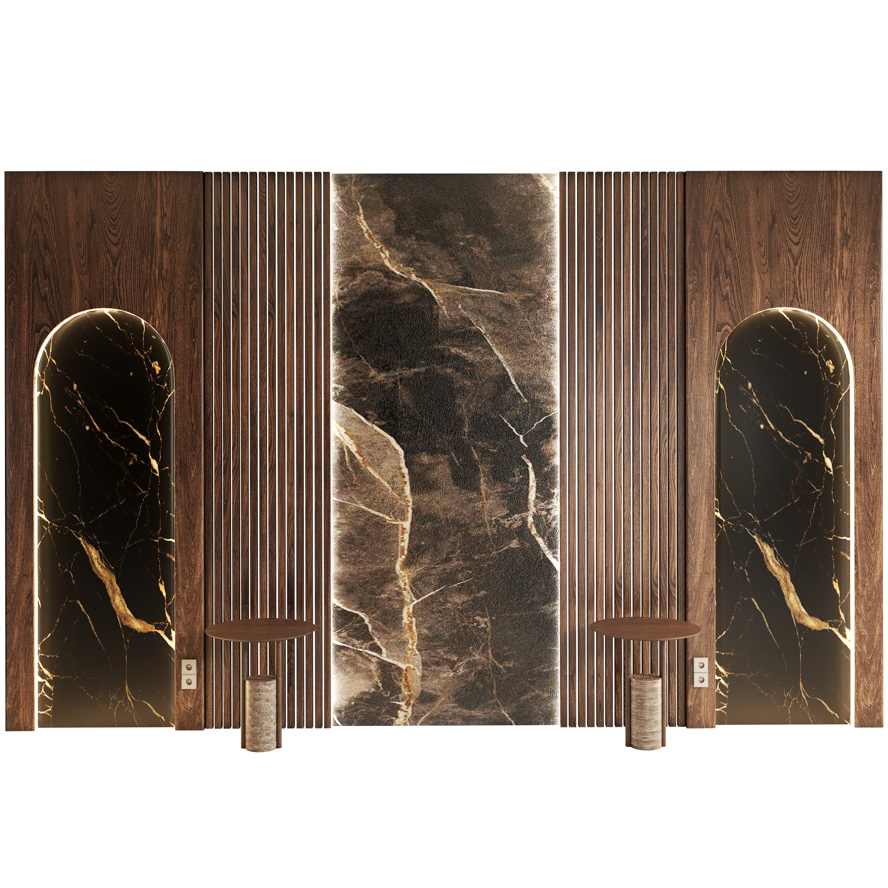 Headboard 01 3D model_1