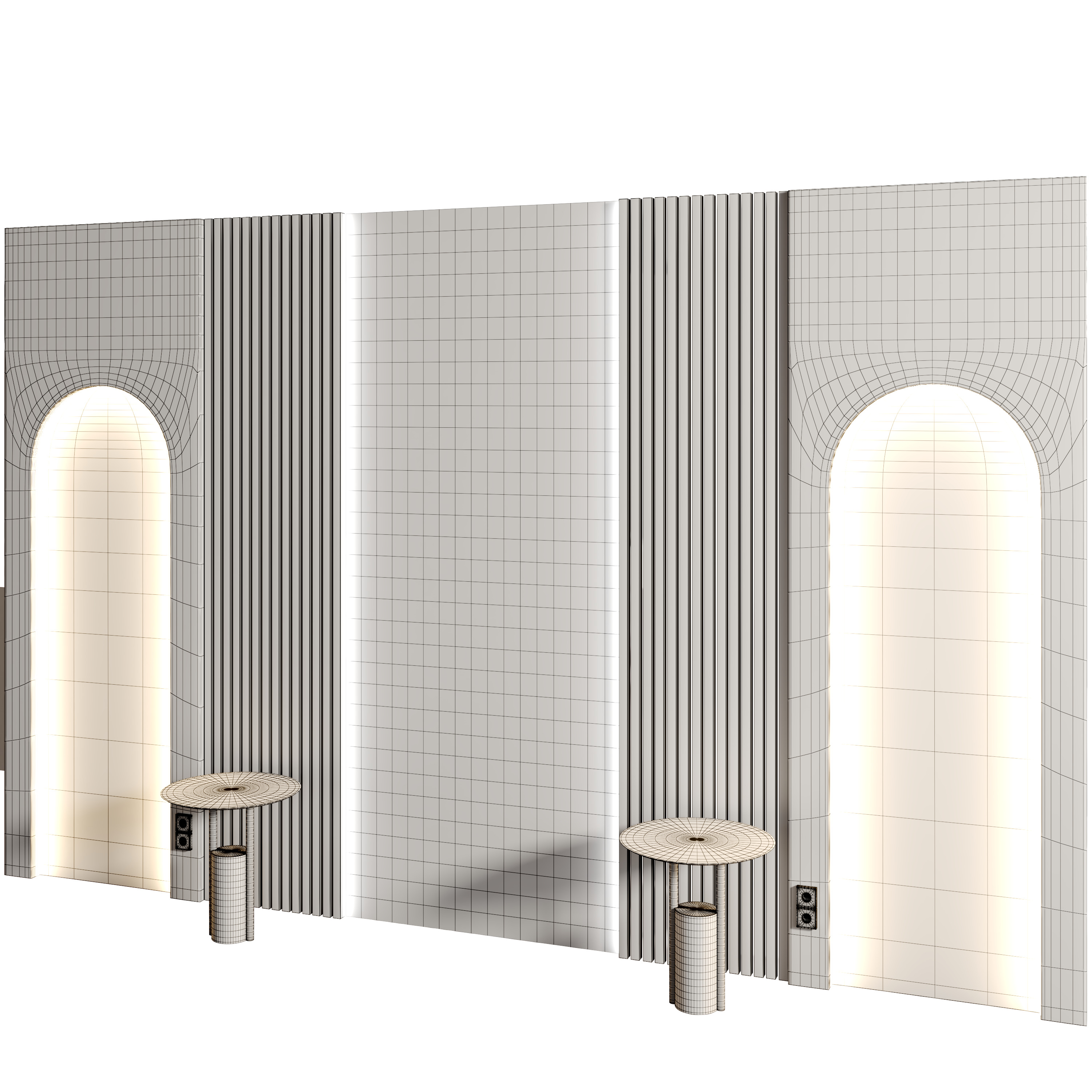 Headboard 01 3D model_2