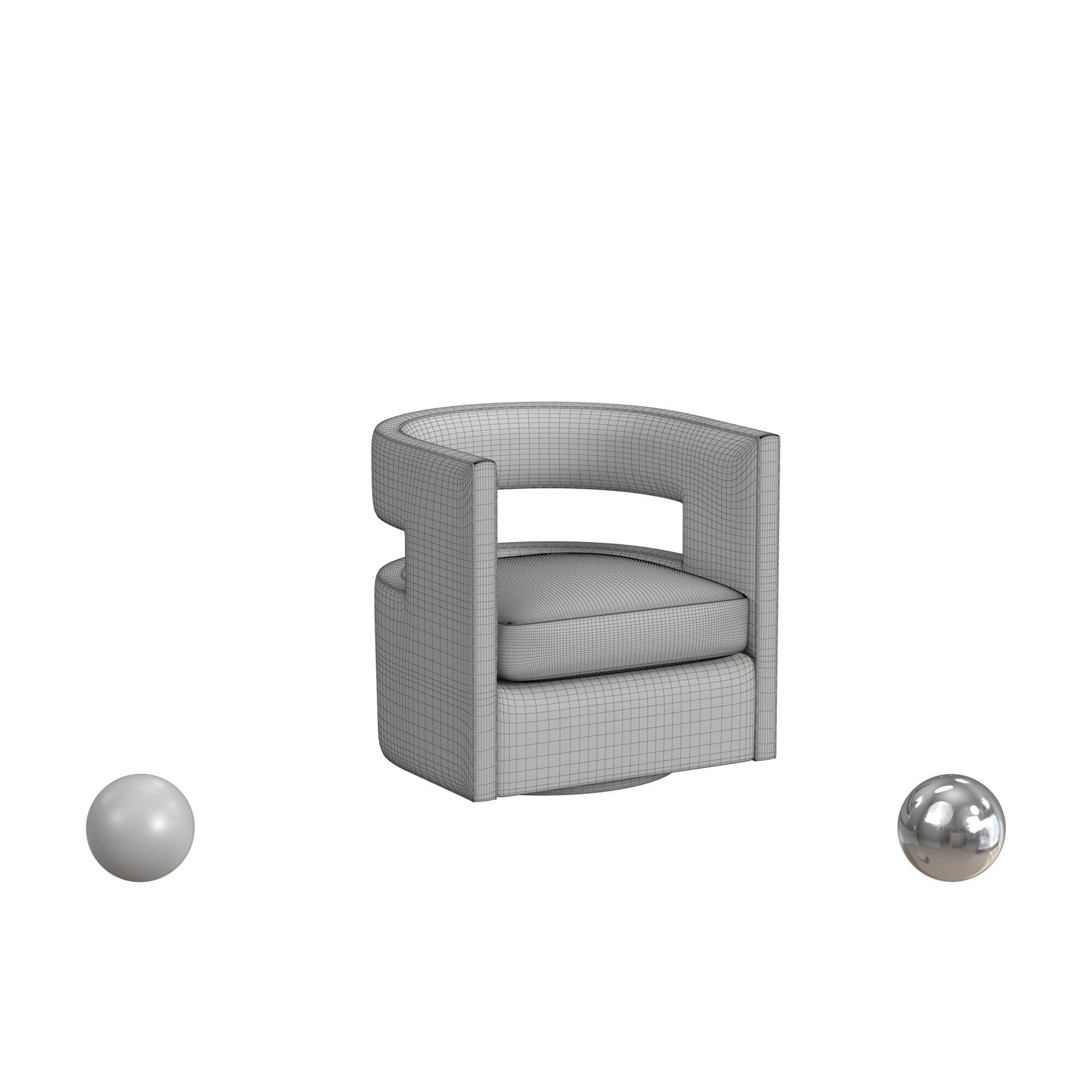 nathan anthony Chess chair 3D model_5