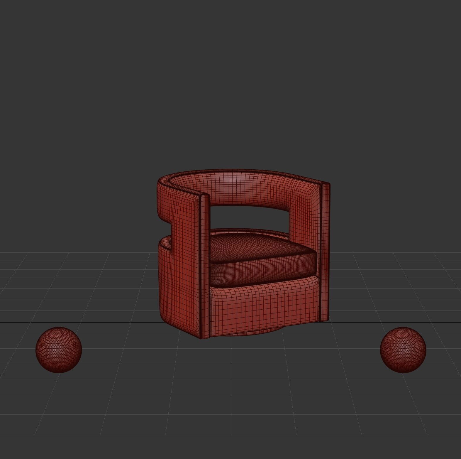 nathan anthony Chess chair 3D model_6