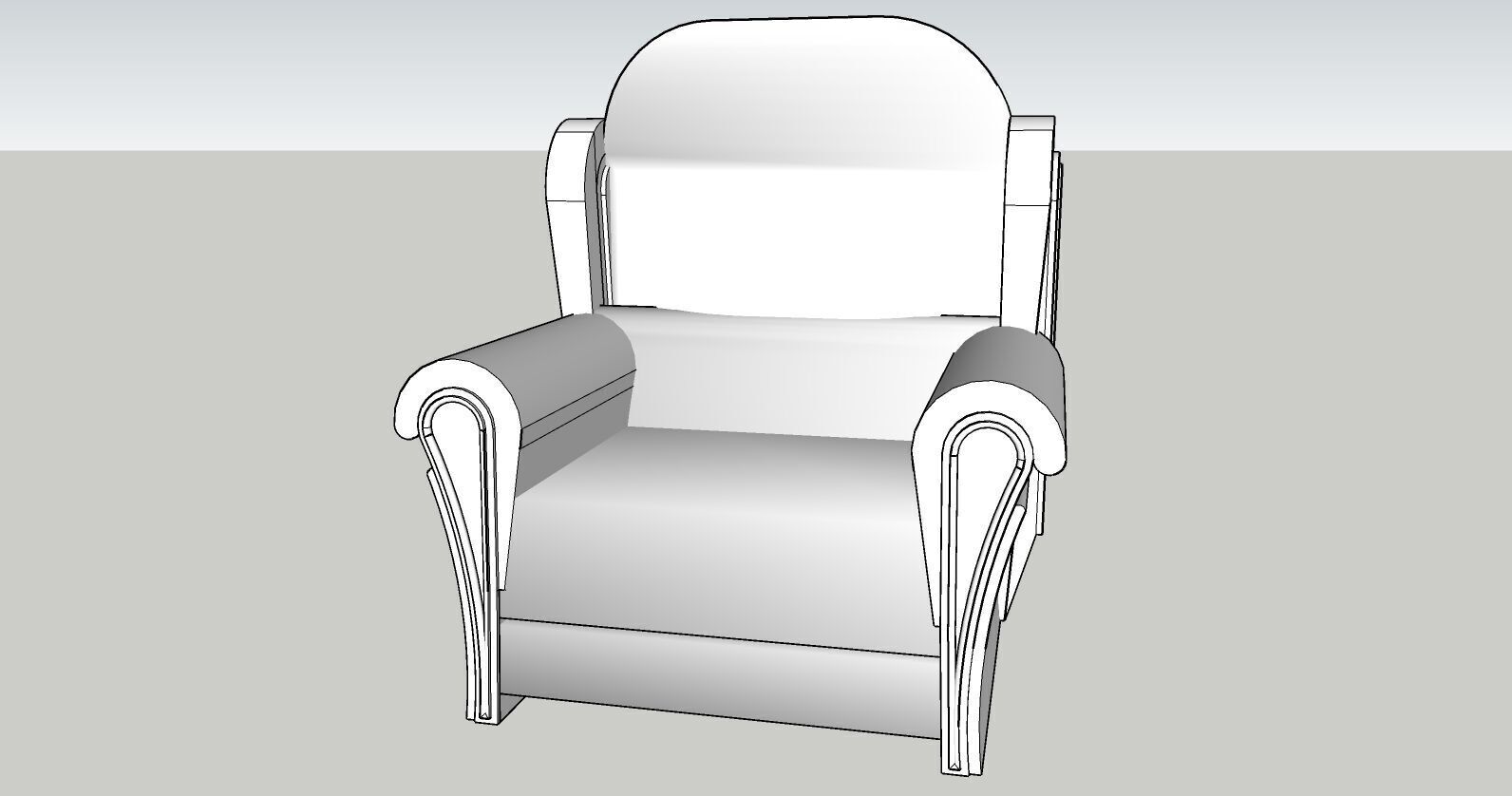Sofa Set 3D print model_2
