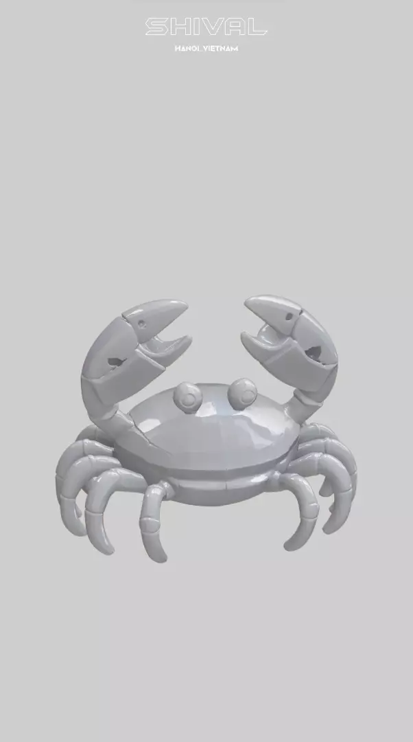 Crab 3D Free Free 3D print model_0