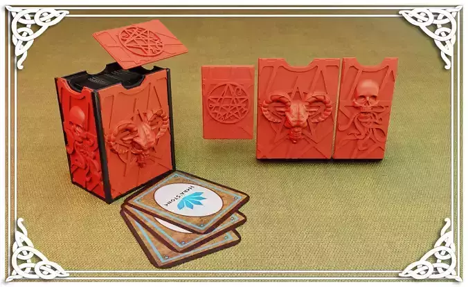 Necronomicon card holder 3D print model