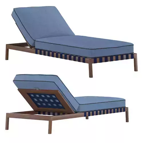 Kathy sunbed 3D model
