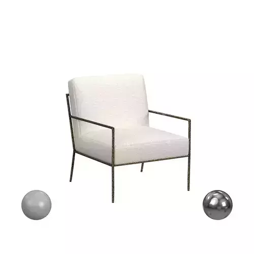 HF Custom  Luca Metal Chair 3D model